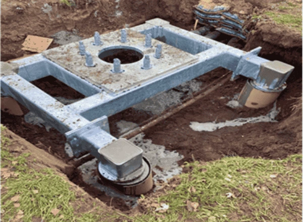 Helical Screw Pile Installation for Telecommunications Infrastructure